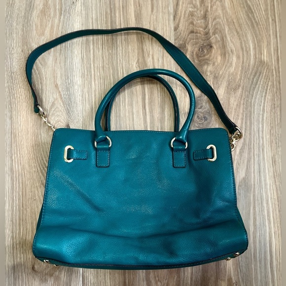 Michael Kors Large Hamilton Satchel
Bag Emerald Green EUC - Picture 9 of 9